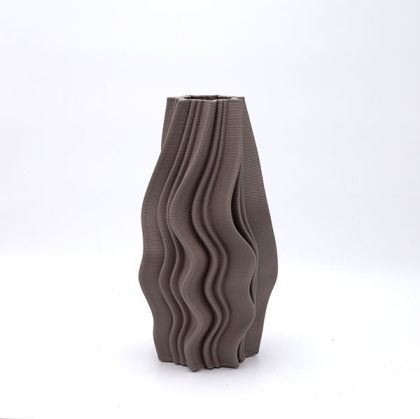 ВАЗА ПОРЦЕЛАН, МОКА, 15.5x15x28см