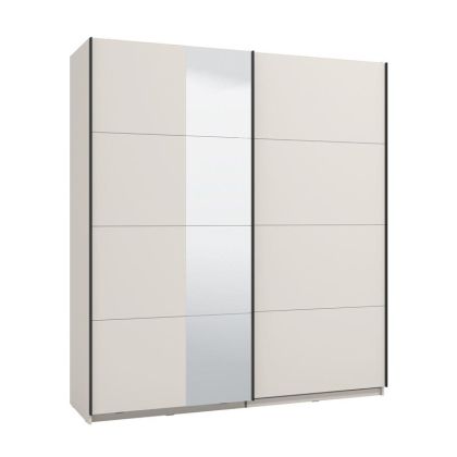 ГАРДЕРОБ GARD 200 OG H217 С ОГЛЕДАЛО ЦВЯТ КАШМИР 195X61X218СМ