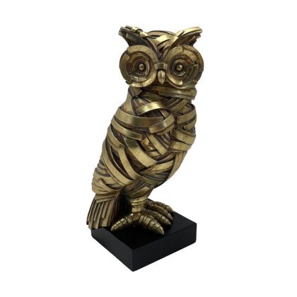 ДЕКОРАТИВНА ФИГУРА FL25090 БУХАЛ ЗЛАТИСТО-ЧЕРЕН ЦВЯТ 9.50*9.50*22.5см