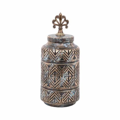 КЕРАМИЧНА ВАЗА VERAMMAN БРОНЗ 32.5 см