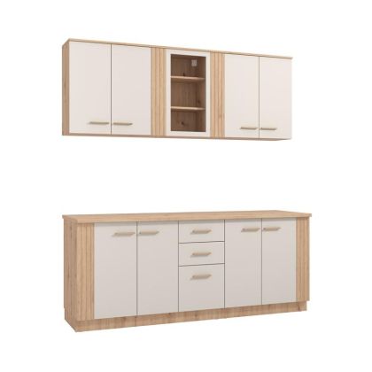 КУХНЕНСКИ МОДУЛ BELFORT 200 ARTISAN ДЪБ/КАШМИР 200X51X200СМ