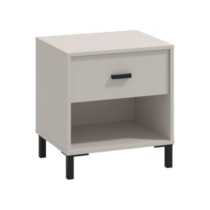 НОЩНО ШКАФЧЕ SALONA NO1F ЦВЯТ КАШМИР 48X40X52СМ