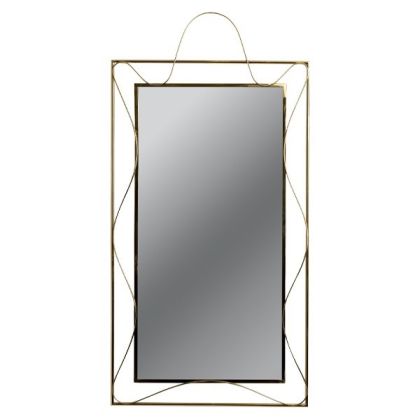 ОГЛЕДАЛО С МЕТАЛНА РАМКА ЗЛАТИСТО 60X2X120СМ