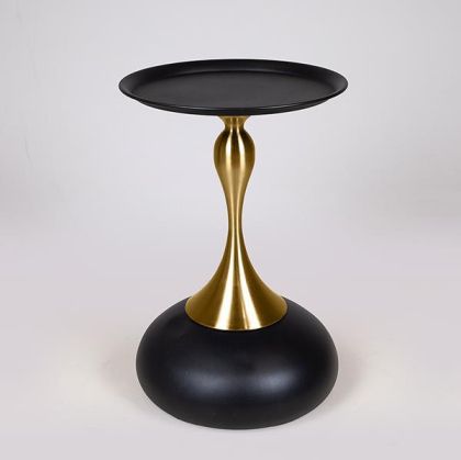 ПОМОЩНА МЕТАЛНА МАСА, ЗЛАТИСТА-ЧЕРНА 53X44X20СМ