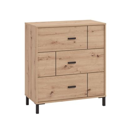 СКРИН С ЧЕКМЕДЖЕ ALERIA 80 3F ЦВЯТ ARTISAN OAK 77X40X90СМ