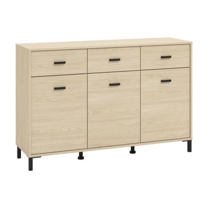 СКРИН-БЮФЕТ ARBELA 3K3F3V СВЕТЪЛ ПОРТ ДЪБ ЦВЯТ 138X40X90СМ