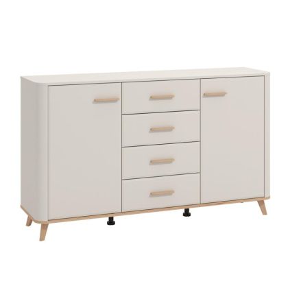СКРИН-БЮФЕТ DARWEN 154 3K4F2V КАШМИР/АРТИЗАН ДЪБ/КАШМИР МАТ ФОЛИО 149X40X90СМ