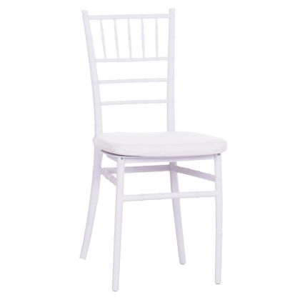 СТОЛ TIFFANY С ВЪЗГЛАВНИЦА HM21104 БЯЛ ПОЛИПРОПИЛЕН 39X47X89HСМ.