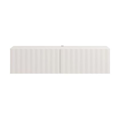 ТВ ШКАФ ANTIBES 128 2K2V БЯЛ/БЯЛ МАТ ФОЛИО 128X42X32СМ