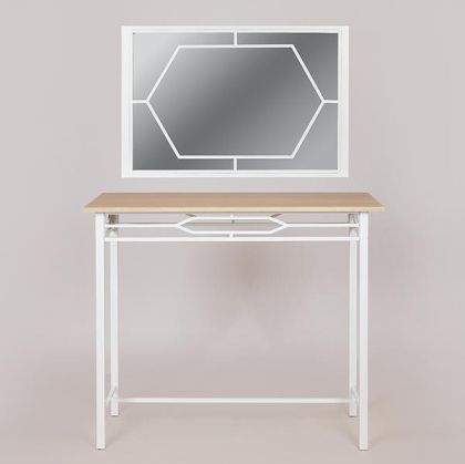 ТОАЛЕТКА - MDF БЯЛ 76X2X51СМ / 91.5X33X81СМ