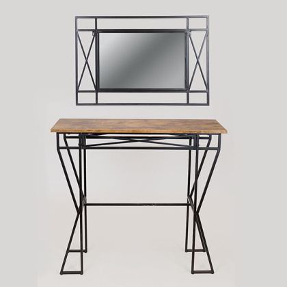 ТОАЛЕТКА - MDF ЧЕРЕН 51X2X76СМ / 91.5X33X81СМ