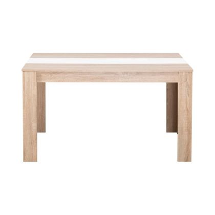 ТРАПЕЗАРНА МАСА DOMUS 135 SONOMA ДЪБ-БЯЛ 135X81X75СМ