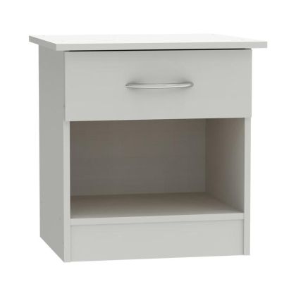 НОЩНО ШКАФЧЕ KONA В БЯЛ НЮАНС 40X34X42СМ