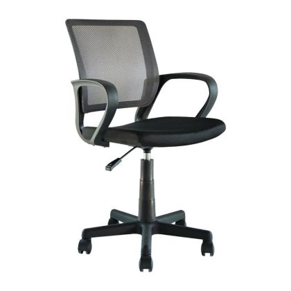 ОФИС СТОЛ FL5528 СИВО-ЧЕРЕН ЦВЯТ 57x54x94см