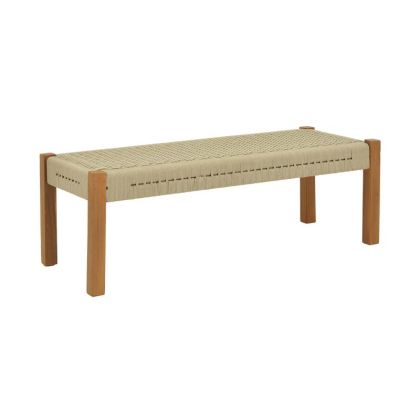 ПЕЙКА UMA, ТИКОВО ДЪРВО И ВЪЖЕ В ЕСТЕСТВЕН ЦВЯТ 150X45X40СМ
