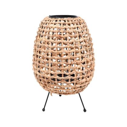 ФЕНЕР С МЕТАЛНИ КРАКА BOHO FL007 ЕСТЕСТВЕН ЦВЯТ 26x40см