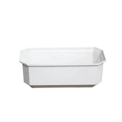 БЯЛА ПЛАСТМАСОВА САКСИЯ FL-6 - 25x13x9.4см