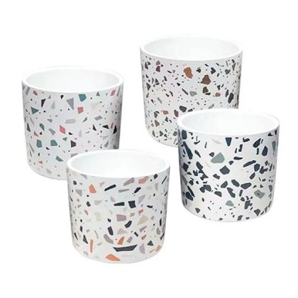 ГОЛЯМА САКСИЯ (4 ИЗБОРА) ДИГИТАЛЕН ПЕЧАТ, ЦВЕТНА МОЗАЙКА - Φ11.5x10.5см 4/48 КУТИЙКИ