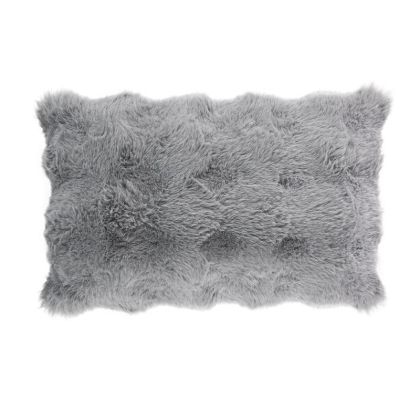 ДЕКОРАТИВНА ВЪЗГЛАВНИЦА EMBRACE СИВ ЦВЯТ 30X50X10СМ
