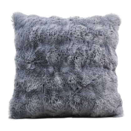 ДЕКОРАТИВНА ВЪЗГЛАВНИЦА EMBRACE СИВ ЦВЯТ 43X43X10СМ