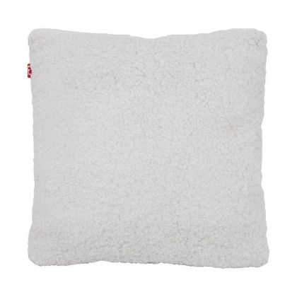 ДЕКОРАТИВНА ВЪЗГЛАВНИЦА БЯЛ ЦВЯТ 45X45X10СМ
