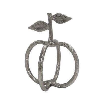 ДЕКОРАТИВНА ФИГУРА APPLE FL21108 СРЕБЪРИСТ ЦВЯТ 16X20СМ