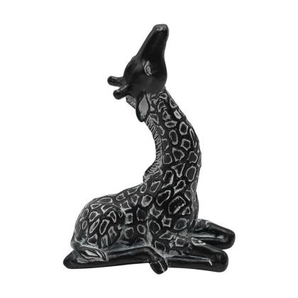 ДЕКОРАТИВНА ФИГУРА GIRAFFE 23612 ЧЕРЕН ЦВЯТ 16X8X21СМ
