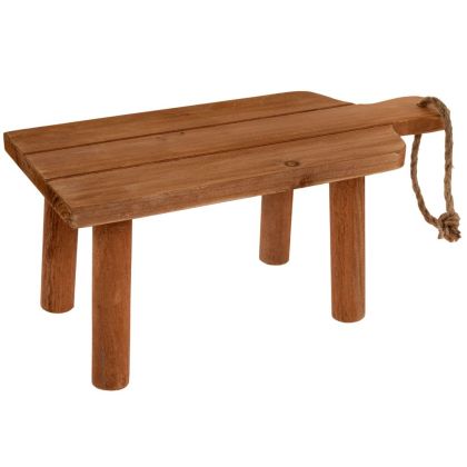 ДЪРВЕН ПОДНОС С КРАКА 37,5X16,5X15,5 СМ
