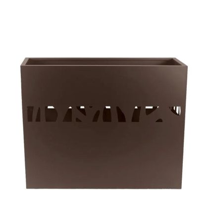 МЕТАЛНА САКСИЯ КАФЯВА- 100x30x80см 1/KIB