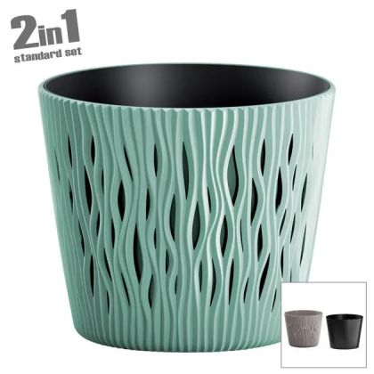 САКСИЯ (2 В 1) МЕНТОВО-ПЯСЪЧНА КРЪГЛА Φ26.2x22.2см 1/5KIB