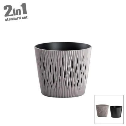 САКСИЯ (2 В 1) МОКА ПЯСЪЧНО КРЪГЛА Φ12.8x11.1см 10/90 КУТИЙКИ