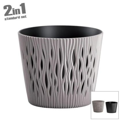 САКСИЯ (2 В 1) МОКА ПЯСЪЧНО КРЪГЛА Φ22.5x19.2см 1/10КУТИЯ