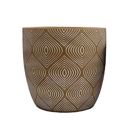 САКСИЯ КАФЯВА/БЯЛА КРЪГЛА С ФОРМИ,ГОЛЯМА - Φ18x17.5см 6/20 КУТИЙКИ