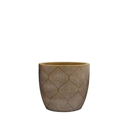САКСИЯ КАФЯВАО/БЯЛА КРЪГЛА С МИНИ ФОРМИ - Φ11x10.5см 24/10 КУТИЙКИ