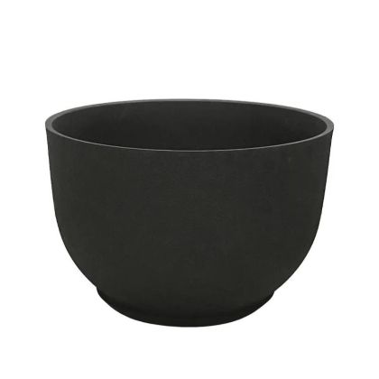 САКСИЯ ОТ КАМЪК И ПОЛИСМОЛА С ЧИНИЯ,ГОЛЯМА, ЧЕРНА КУПА - Φ55x36.5 см