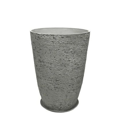 САКСИЯ ОТ КАМЪК ПОЛИСМОЛА С ЧИНИЯ, СИВА, ИЗНОСЕНА, СРЕДНА - Φ43x60см