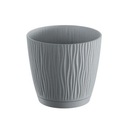 СИВА САКСИЯ ЗА ЦВЕТЯ, ПЯСЪЧНА КРЪГЛА, Φ14.9x13.9см 5/135KIB