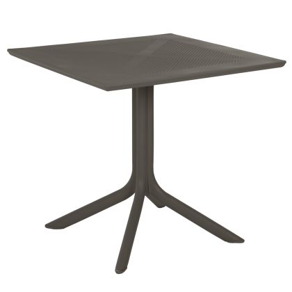 ГРАДИНСКА КВАДРАТНА МАСА ОТ ПОЛИПРОПИЛЕН, ЛУННА, HM5930.15, ТЪМНО МАСЛИНОВО 80X80X75ВСМ.