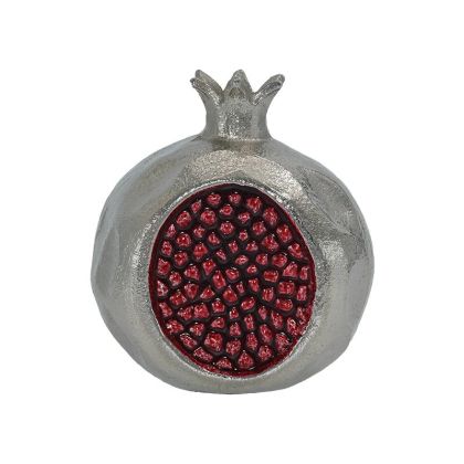 МЕТАЛНА ДЕКОРАТИВНА ФИГУРА НАР НИКЕЛ-ЧЕРВЕН ЦВЯТ 13X10X13СМ