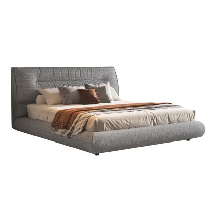 ЛЕГЛО ASCOTT С МЯСТО ЗА СЪХРАНЕНИЕ SM736.01 СИВ ПЛАТ - ЗА МАТРАК 160X200СМ.