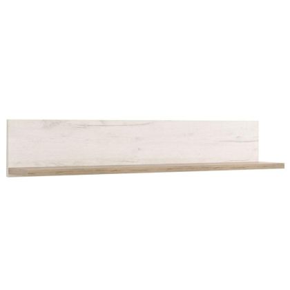 СТЕНЕН РАФТ KENT ZP СИВ ДЪБ-БЯЛ ДЪБ 120X19X22СМ KNT