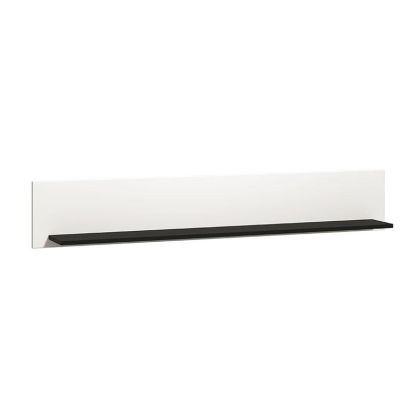 СТЕНЕН РАФТ SARTHE ZP БЯЛО-ЧЕРЕН МАТ 150X20X25СМ NTV