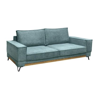 ТРИМЕСТЕН ДИВАН LOFTIO ЦВЯТ МЕНТА 220X95X89СМ