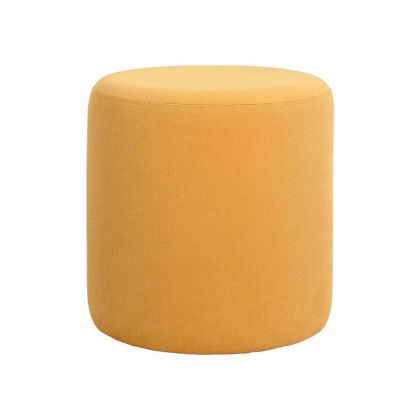 КРЪГЛА ТАБУРЕТКА CIRCLO ЖЪЛТ ЦВЯТ 34X35СМ