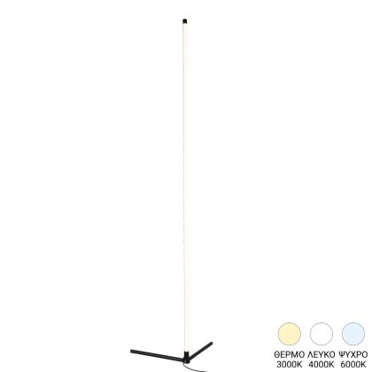 ЛАМПИОН ESTHETIC I LED МЕТАЛ В ЧЕРЕН ЦВЯТ 45X2X140СМ