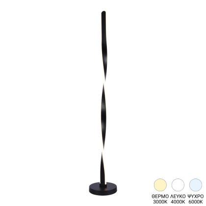 ЛАМПИОН PELEPHO LED МЕТАЛНА В ЧЕРЕН ЦВЯТ D20X130СМ