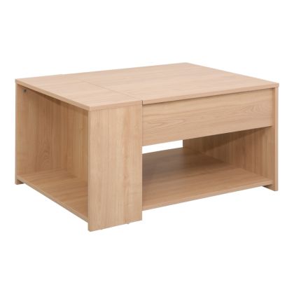 МАСА ARAVIS С ПОЛИМОРФНА ПОВЪРХНОСТ В ЕСТЕСТВЕН НЮАНС 80X60X42СМ