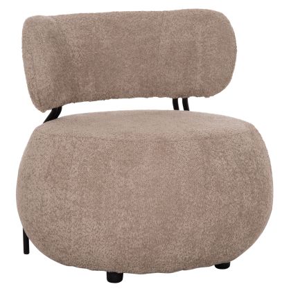 ФОТЬОЙЛ KARSEN HM9598.08 ТЪМНО БЕЖОВ БУКЛЕ ПЛАТ 79X82X74ВСМ.