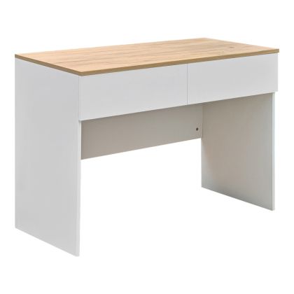 БЮРО BELETON С ЧЕКМЕДЖЕТА ОТ MDF В ЦВЯТ ДЪБ-БЯЛ 100X50X75СМ