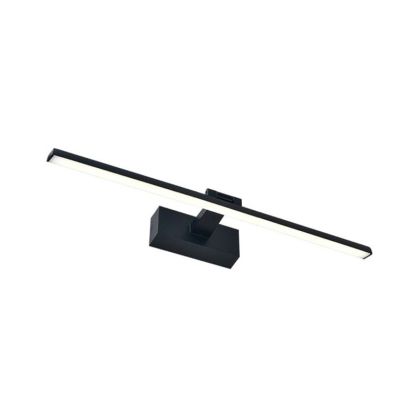 АПЛИК DEBIWEN LED МЕТАЛ В ЧЕРЕН ЦВЯТ 60X10X6СМ